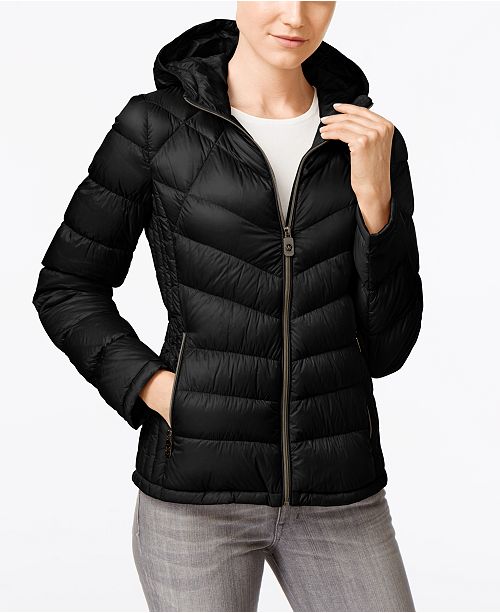 Michael Kors Packable Hooded Down Puffer Coat Created For Macy S