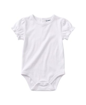 Baby Girls' Denim Jumper Dress & Bodysuit with Hairclip and Band, 2-Piece Set