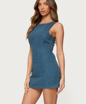 Women's Zurey Stretchy Denim Romper