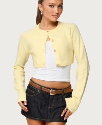 Women's Morgynne Cropped Knit Cardigan