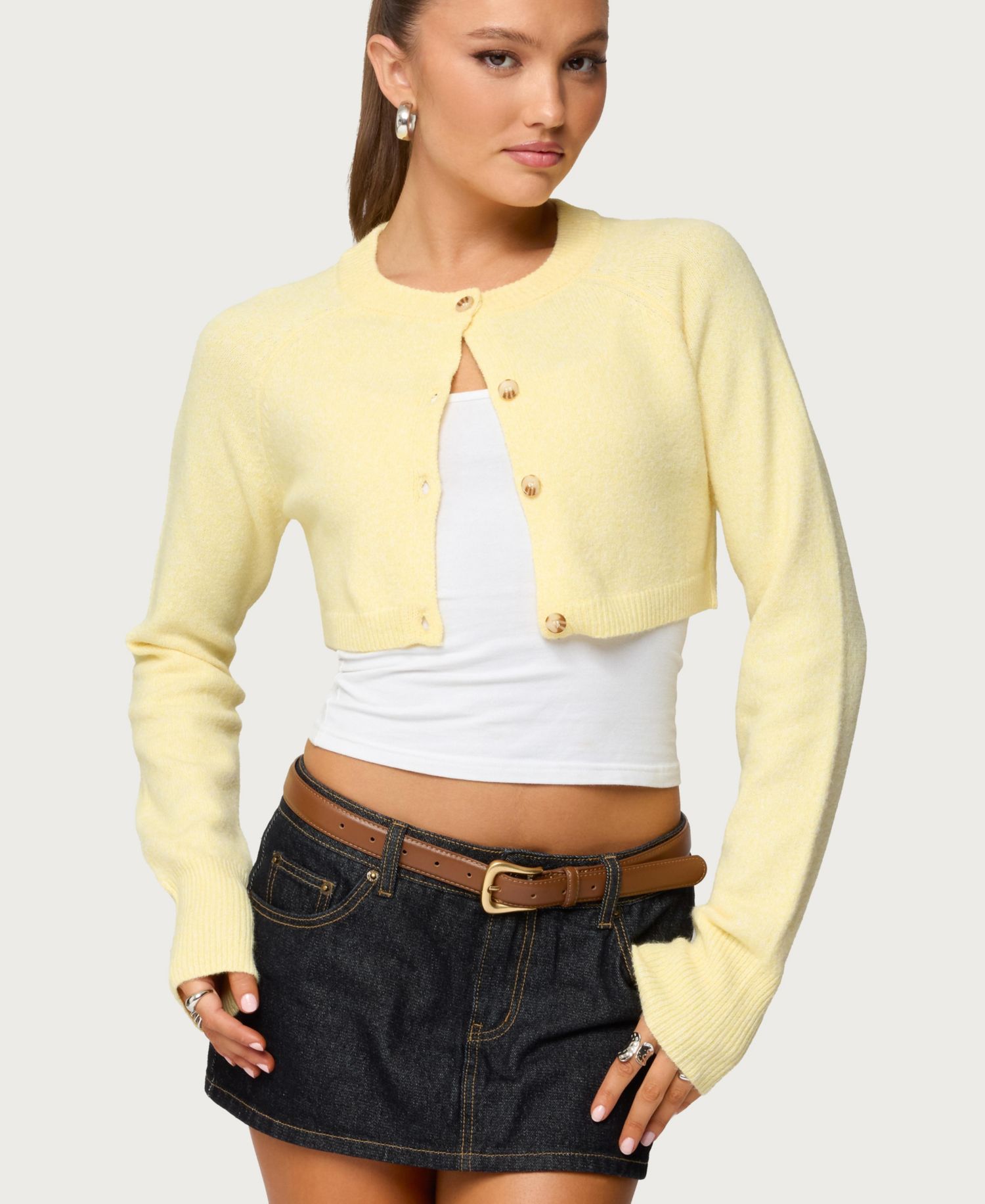 Women's Morgynne Cropped Knit Cardigan