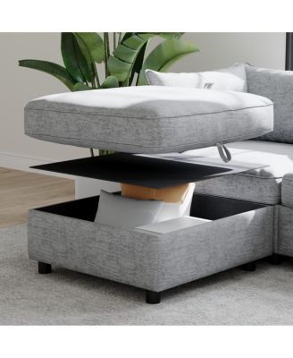 Love Seat Couch with Storage for Small Spaces