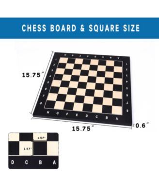 Sapele & Maple Inlaid Chessboard, Professional Tournament Chess Board Only