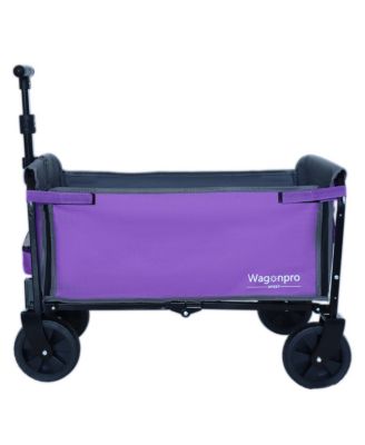 All-in-One Convertible Folding Camping Wagon Cart with Bench Seat