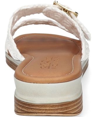 Women's Bar-Italy Slip-On Wedge Sandals