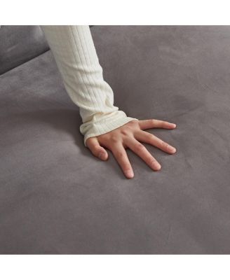 Chesterfield 3+2 Seater Rolled Arm Velvet Sofa