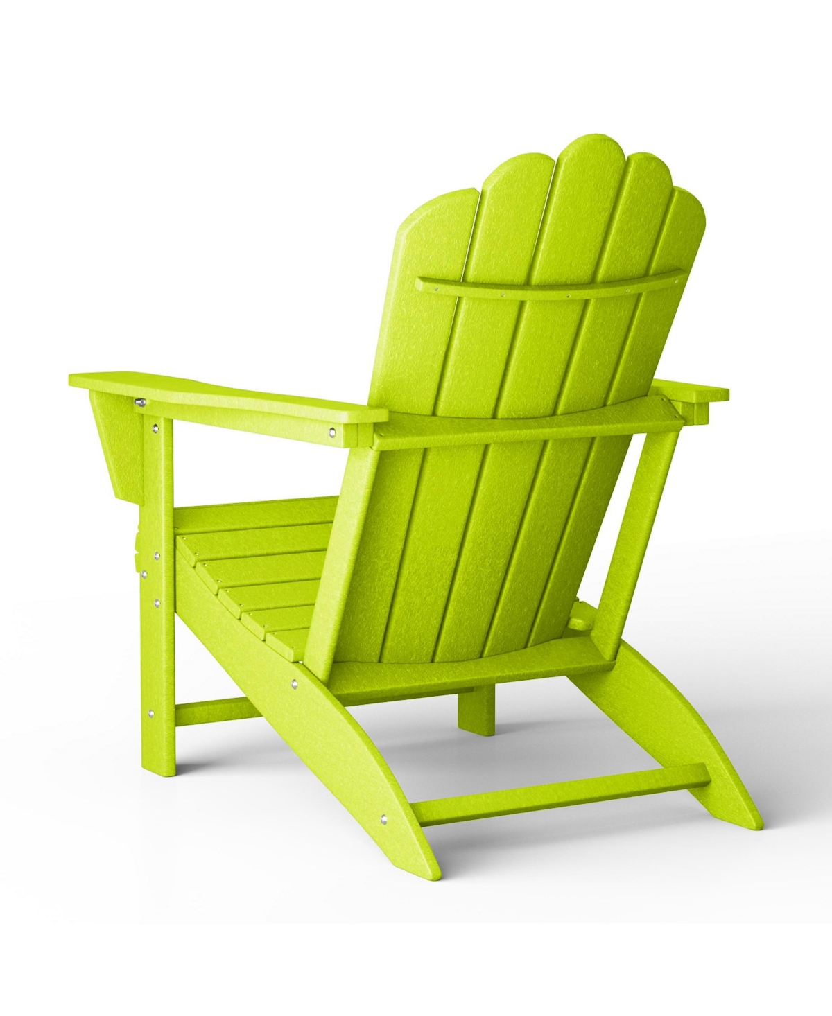 WestinTrends Outdoor Patio Hdpe Adirondack Chair With Cup Holder