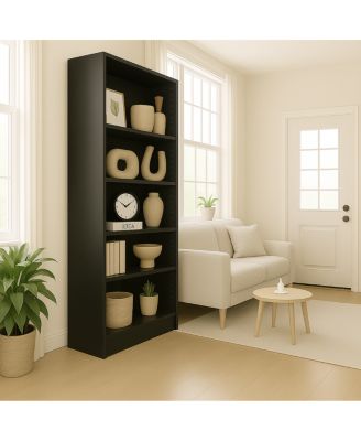 5-Tier Bookshelves Storage Cabinet