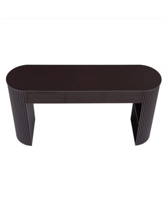 Retro Console Table with Storage, 3 Drawers