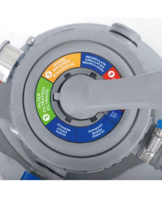 12 Inch Sand Filter Pump for Above Ground Pools, 1600 GPH Flow Rate