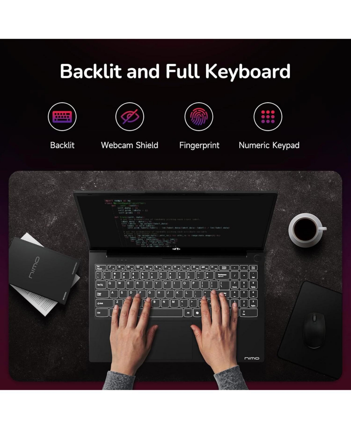 Nimo 15.6" Ips Fhd-Gaming-Laptop