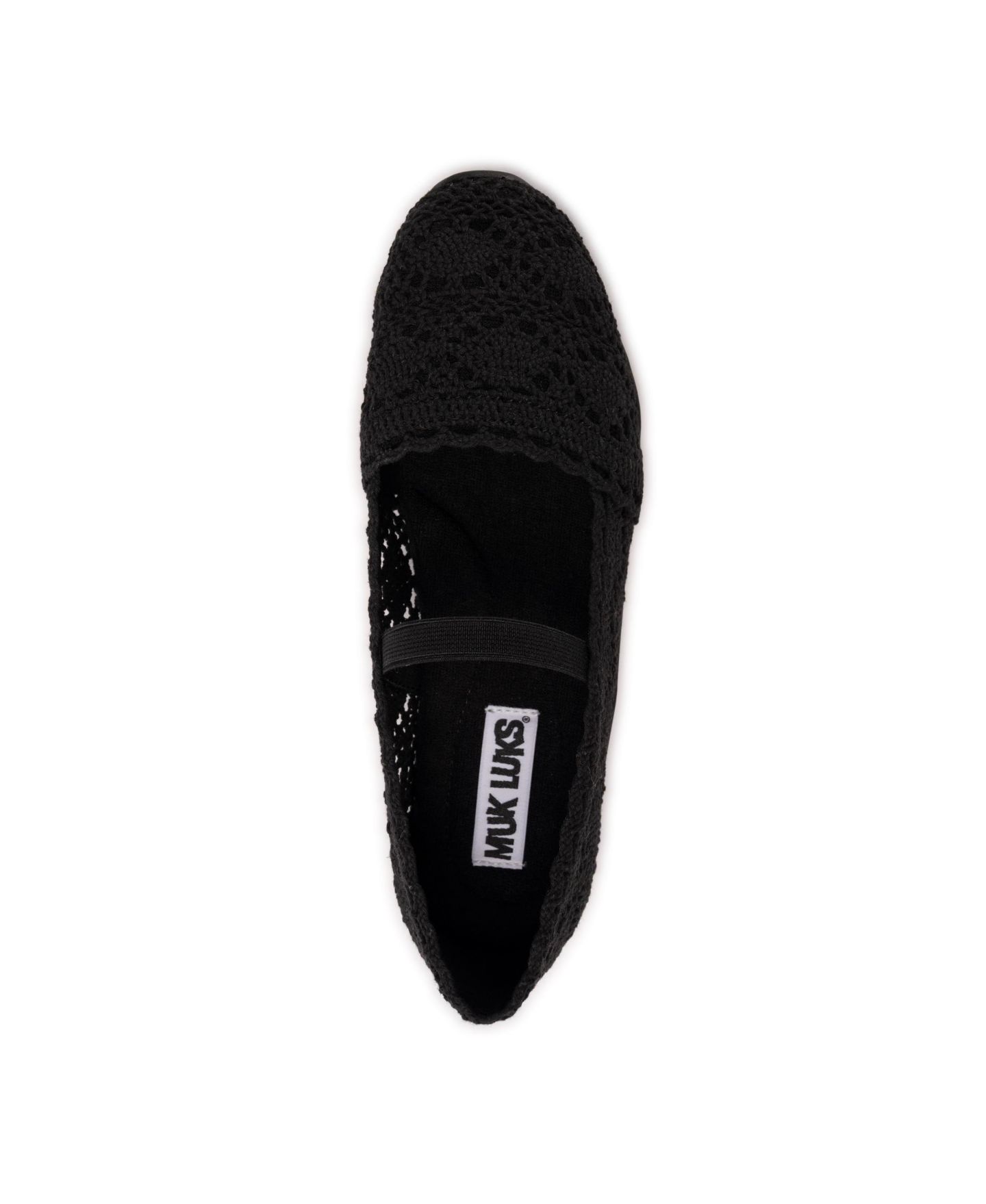 Обувь MUK LUKS Women's Shelby Ballerina Shoe, цвет: Чёрный — фото 5