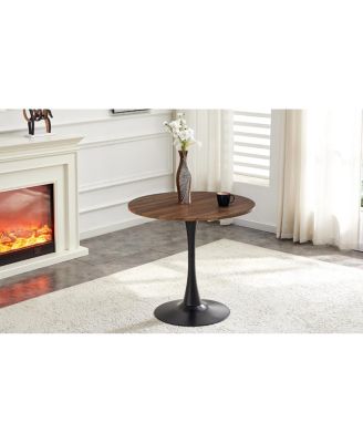 Round Dining Table, 31.5" Faux Tulip Bistro Table for Kitchen & Small Spaces