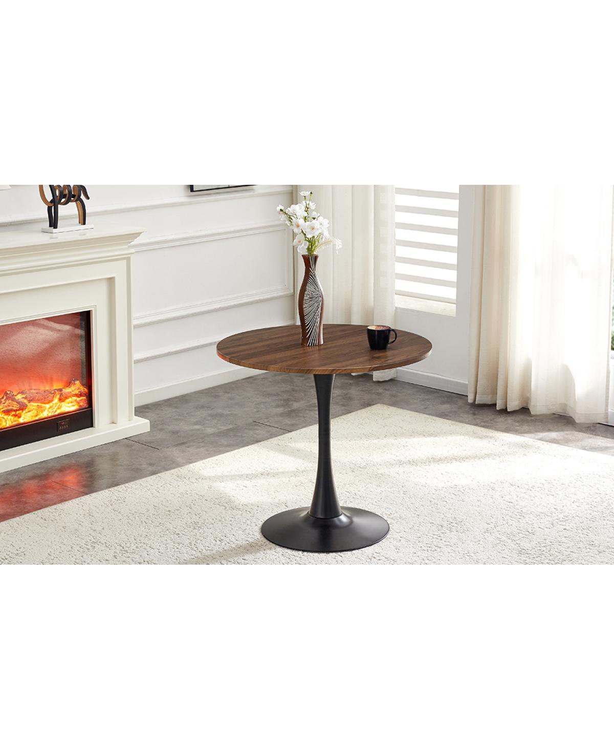 Streamdale Furniture Round Dining Table, 31.5" Faux Tulip Bistro Table for Kitchen & Small Spaces