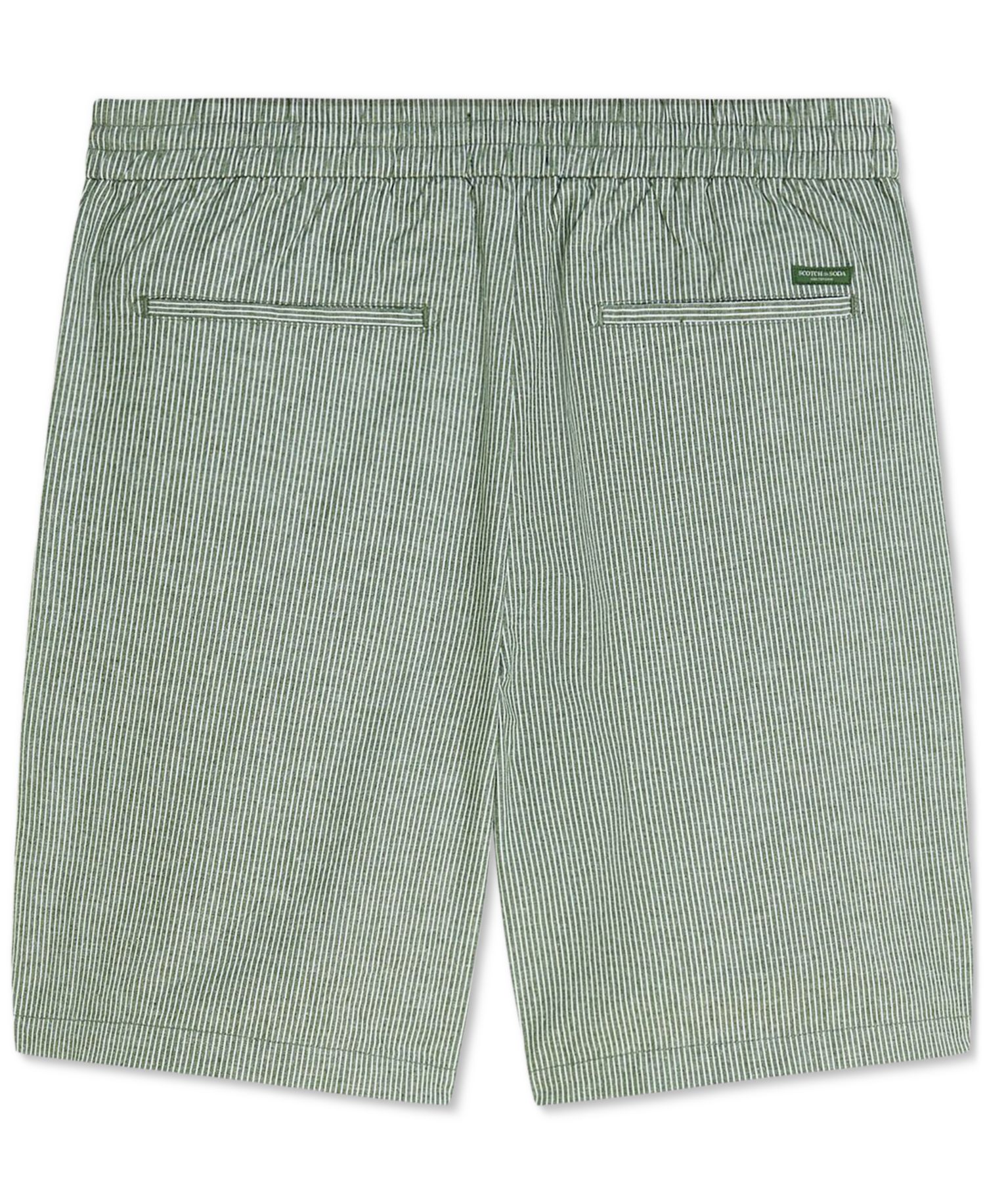 Men's Linen-Blend Bermuda Shorts
