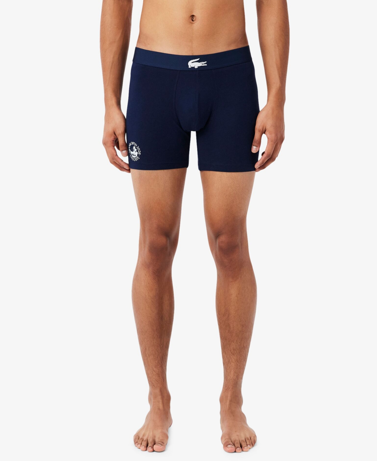 Lacoste Men's Miami Regular-Fit Open Boxer Briefs, 3-Pack