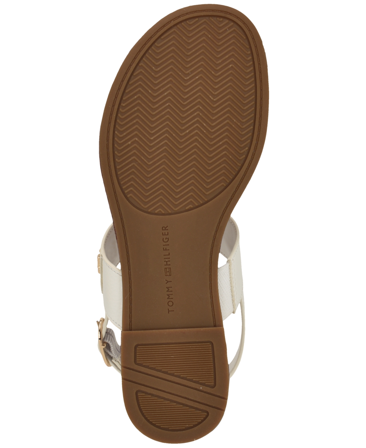 Tommy Hilfiger Women's Lenian T-Strap Flat Slingback Sandals