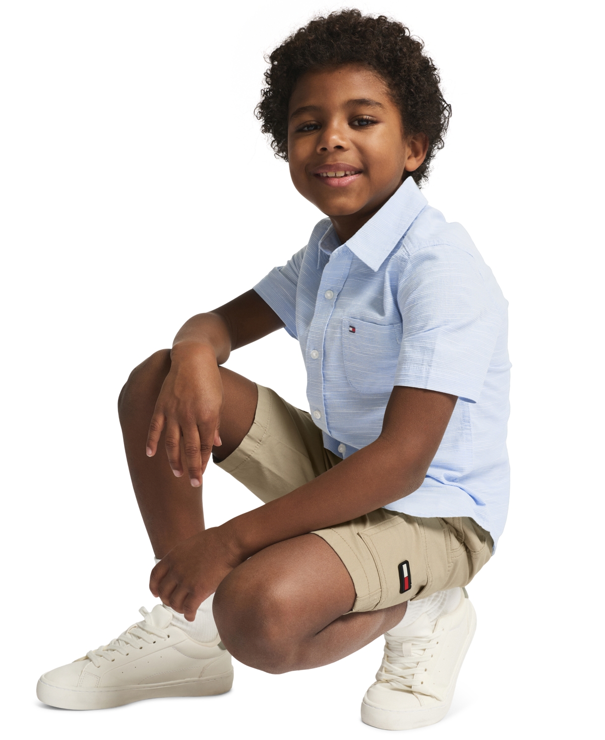 Tommy Hilfiger Boys' 2T-7 Pull-On Cargo Shorts