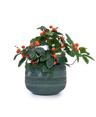 Handmade Deep Ceramic Planter Set of 3