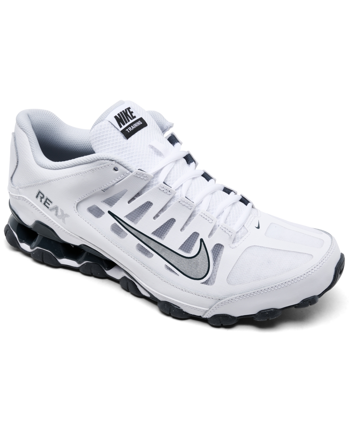 Nike Men's Reax 8 Tr Training Sneakers From Finish Line In White