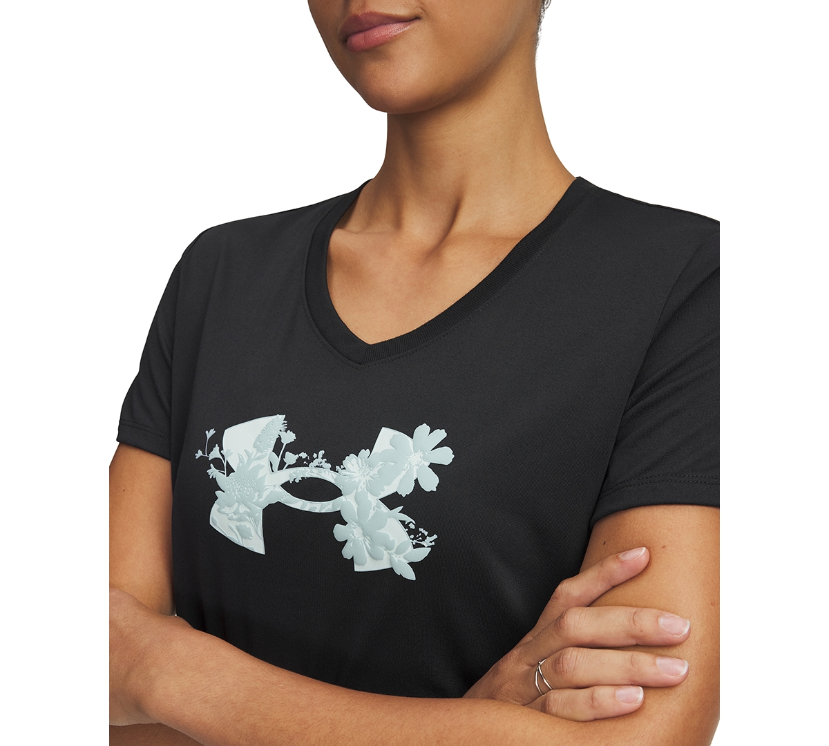 Under Armour Women's V-Neck Short-Sleeve Top