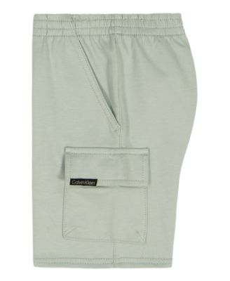 Boys' 2T-7 Relaxed Multi-Stripe T-Shirt and Cargo Shorts, 2-Piece Set