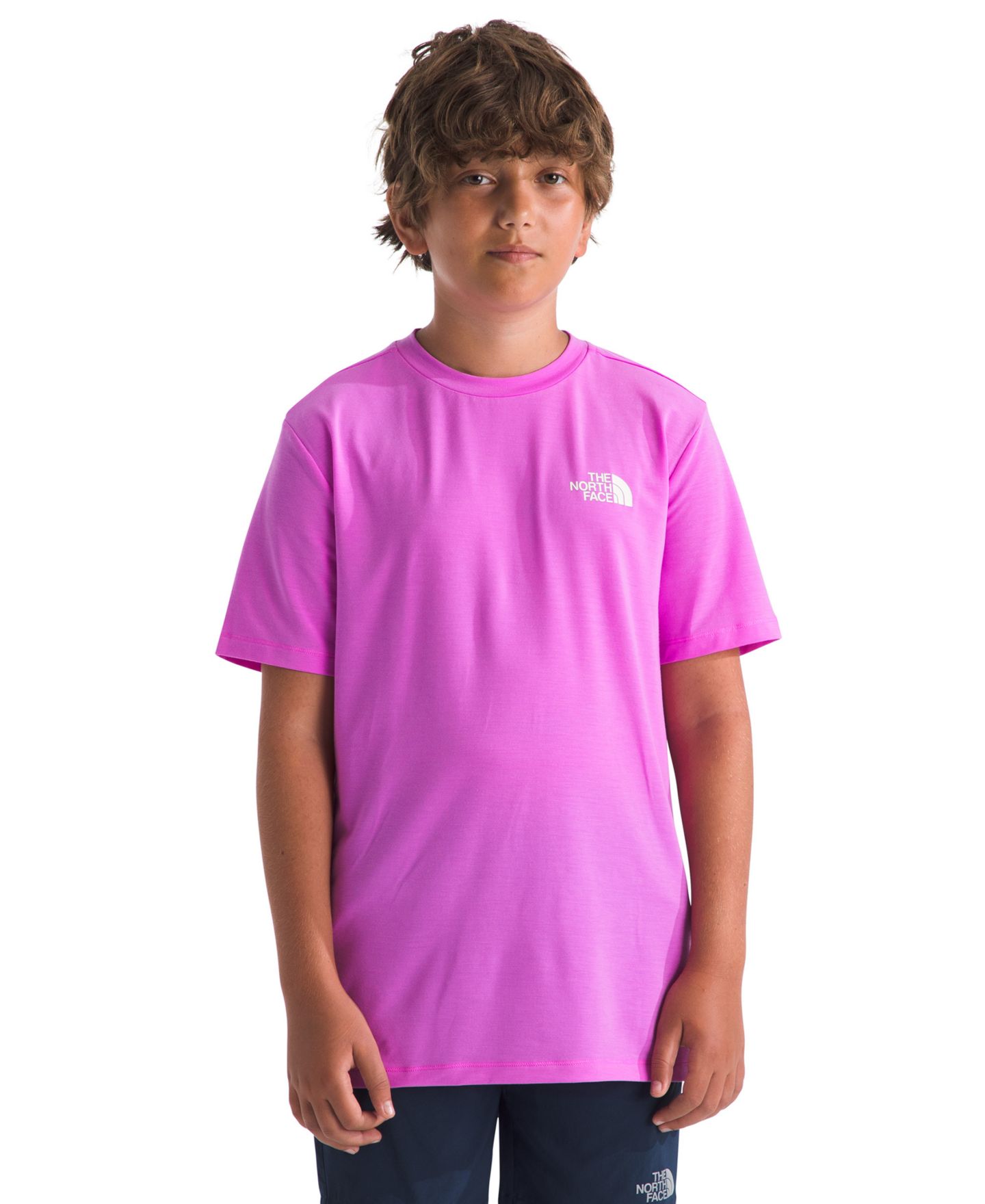 Детская футболка The North Face Adventure Wildflower Mountain Short-Sleeve T-Shirt, цвет: Фиолетовый — фото 3