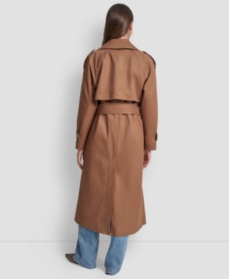 Women's Cotton Double-Breasted Trench Coat