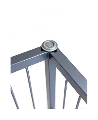 5-Tier Geometric Bookshelf - Modern Narrow Floor Bookcase