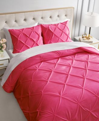 Juicy Couture Kiss Pleat Plush 3-Pc. Comforter Set, King