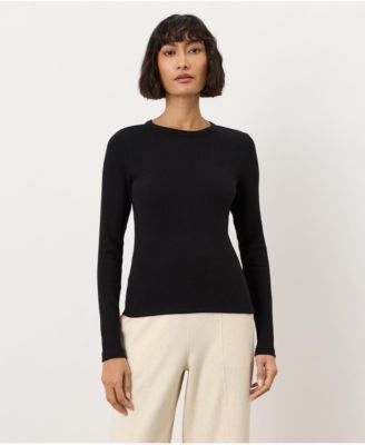 Women's Organic Cotton Perfect Rib Layering Long Sleeve