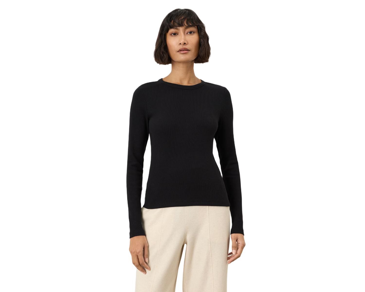 Women's Organic Cotton Perfect Rib Layering Long Sleeve