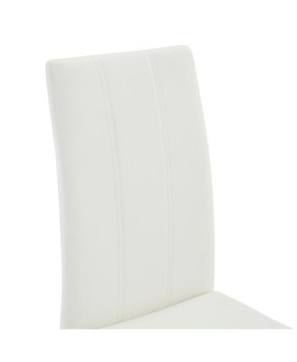 Streamdale 4-Pack PU Upholstered Dining Chairs with High-Back Seating