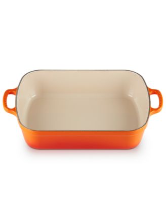 Enameled Cast Iron 5.25-Quart Rectangular Roaster