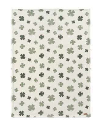 Clovers Plush Throw, 50" x 70"