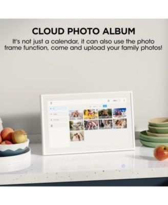 10.1 Inch Digital Calendar and Photo Frame Smart Touch Screen Family Organizer with Meal Planner Duty Chart To Do List and Weather Updates