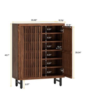 Wooden Storage Cabinet,Shoe Cabinet for Entryway,Living Room