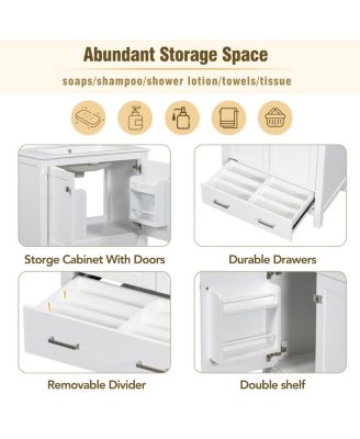 30" Bathroom Vanity with Sink, Solid Wood Cabinet & Soft Close Doors, Drawer Storage for Modern Bathrooms