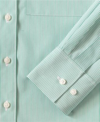 Plus Size Oversized No Iron Tunic with Statement Collar Shirt