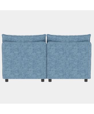 Love Seat Couches, 2 Seater Loveseat Mid Century Modern Sofa Couch With Storage