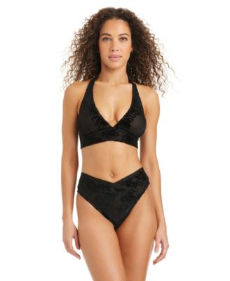 Women's Place In The Sun Banded Halter Bra