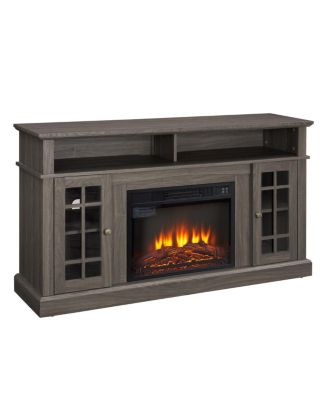 Streamdale Classic TV Media Stand with 23" Fireplace Insert