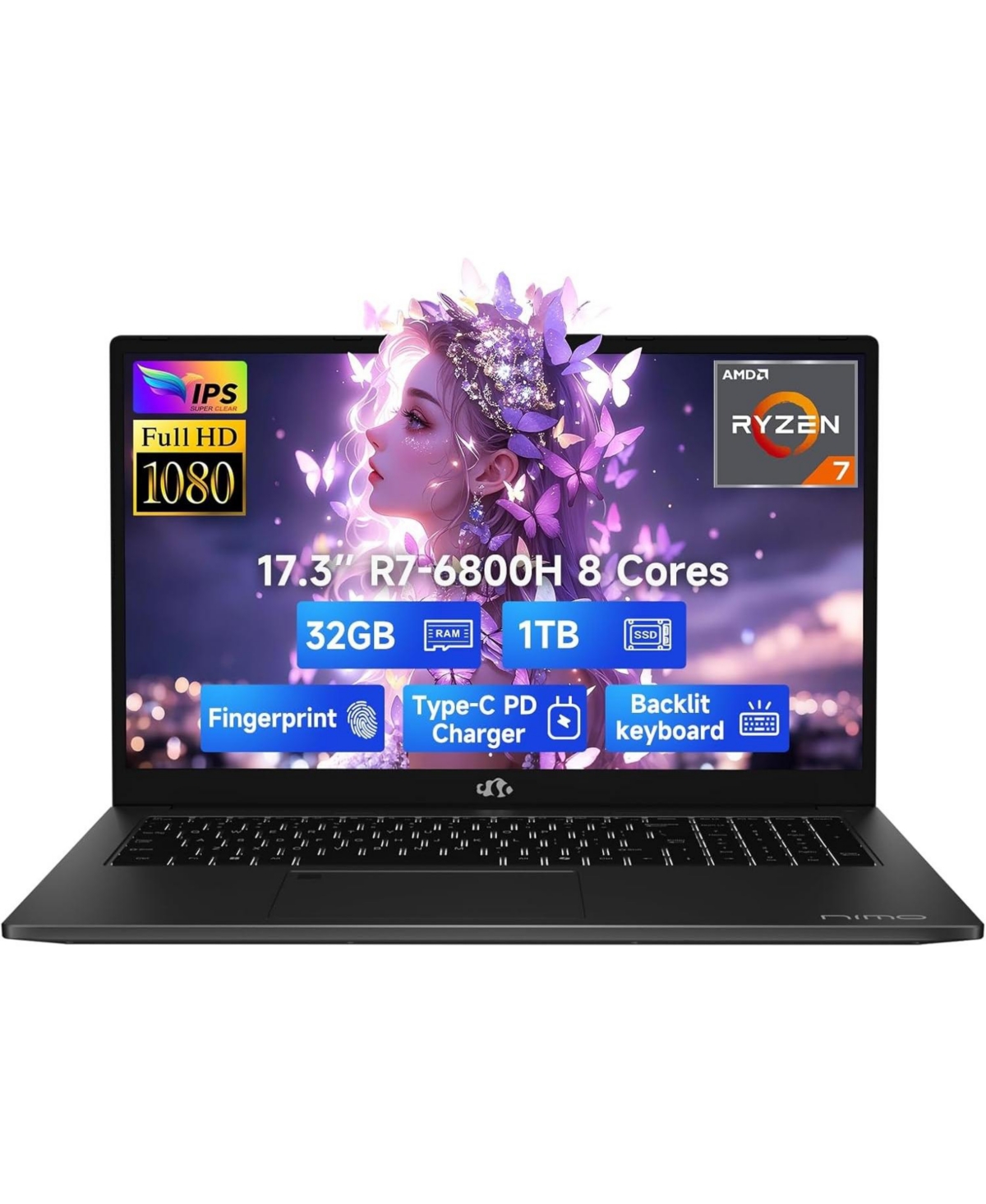 Nimo 17.3" Ips Fhd-Gaming-Laptop
