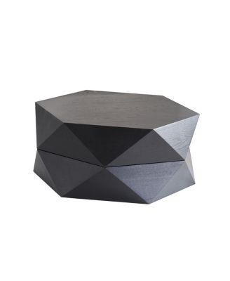 Retro Flip Top Coffee Table with Hidden Storage