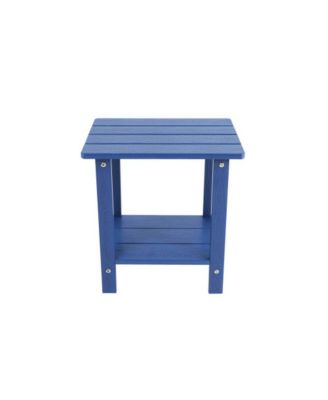 wooden-textured imitation wood side table, perfect for picnics