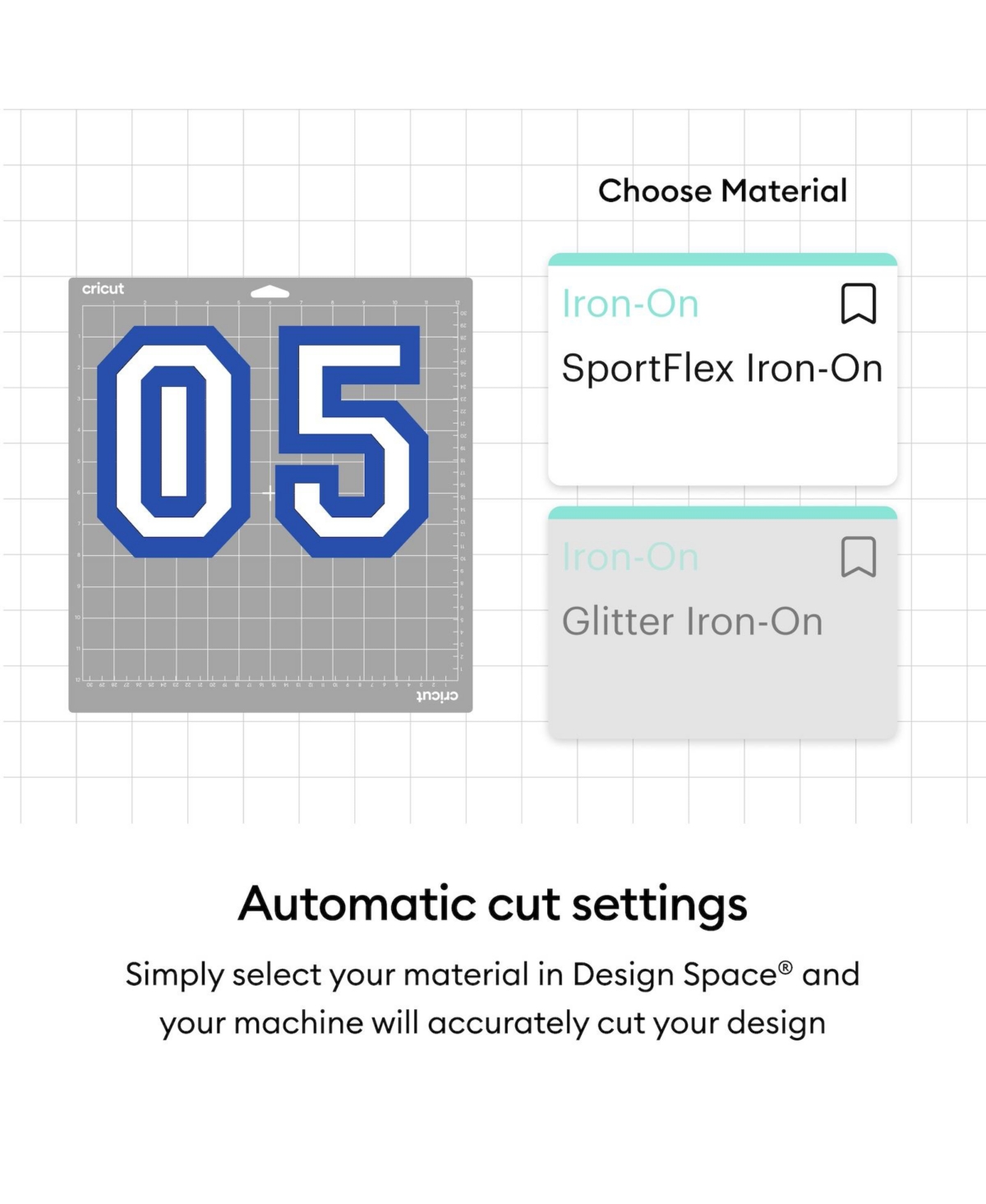 Cricut SportFlex Value Iron-on Heat Transfer Vinyl - 5 ft