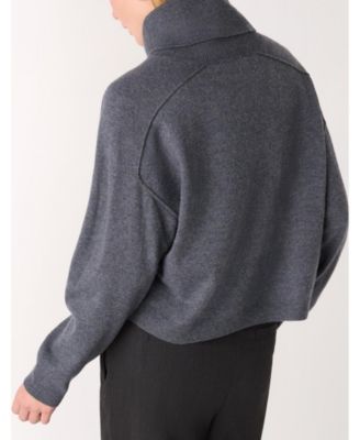 Women's Wool Cowl Neck Knit Sweater