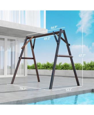 660lbs Porch Swing Frame, Swing Chair Sd Only for DIY Painting