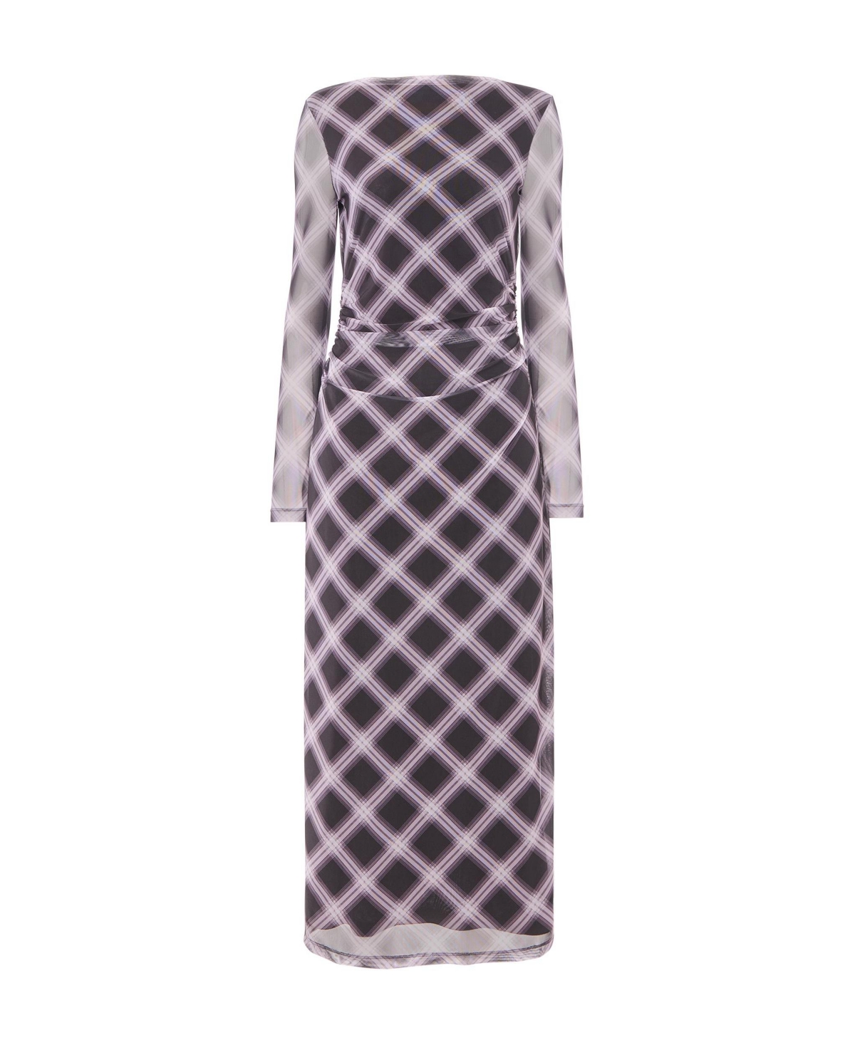 Whistles Women's Check Mesh Dress