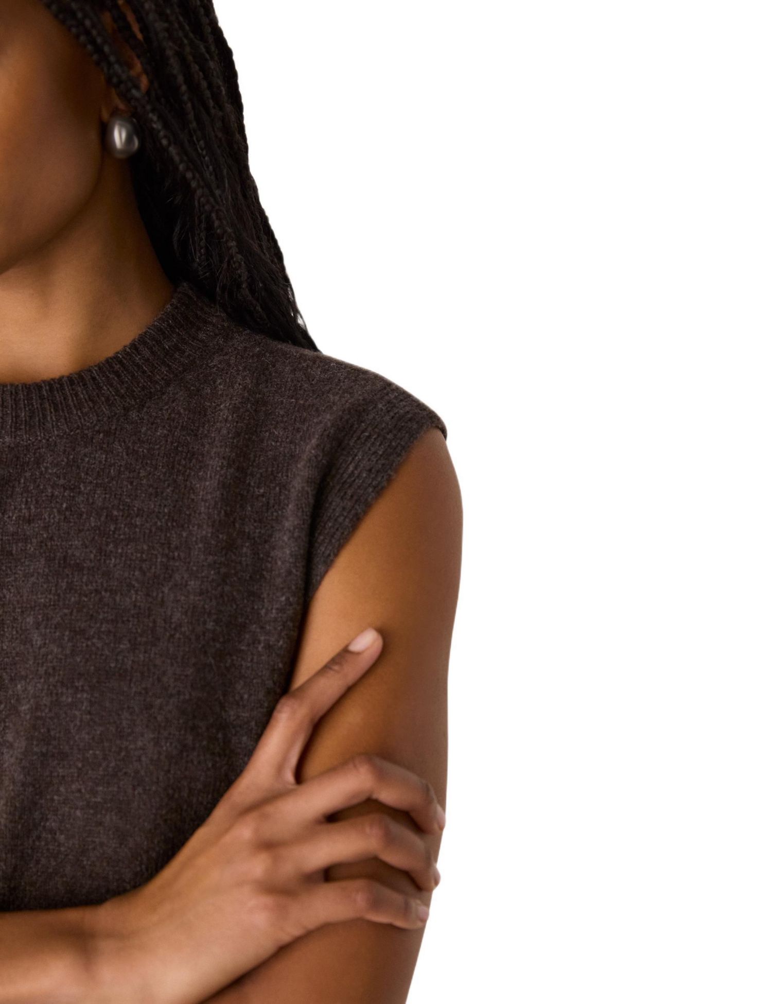 Women's Wool Sleeveless Vest